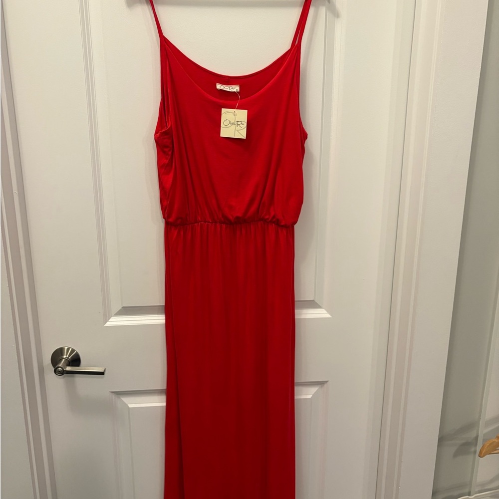 Red Midi Dress